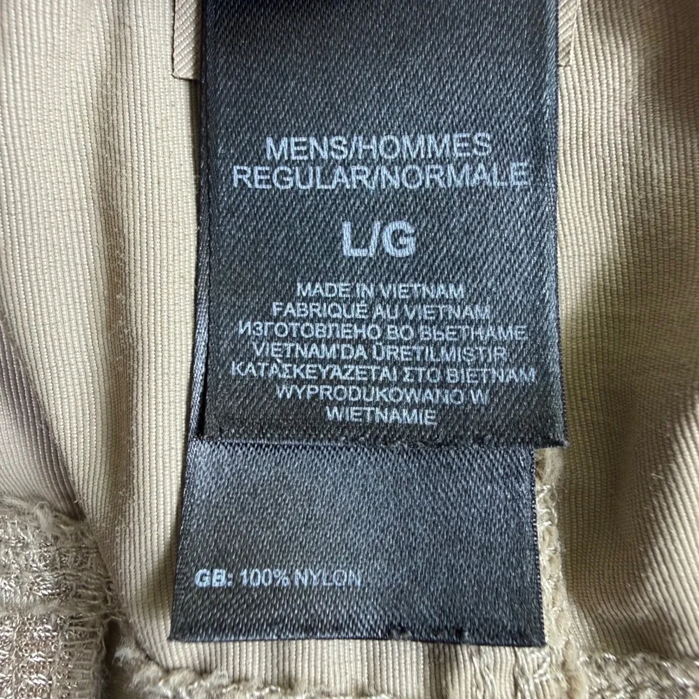 The North Face Convertible Cargo Pants Mens Large Tan Hiking Outdoor Relaxed Fit